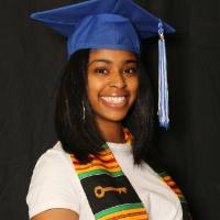 picture of student at GradFest